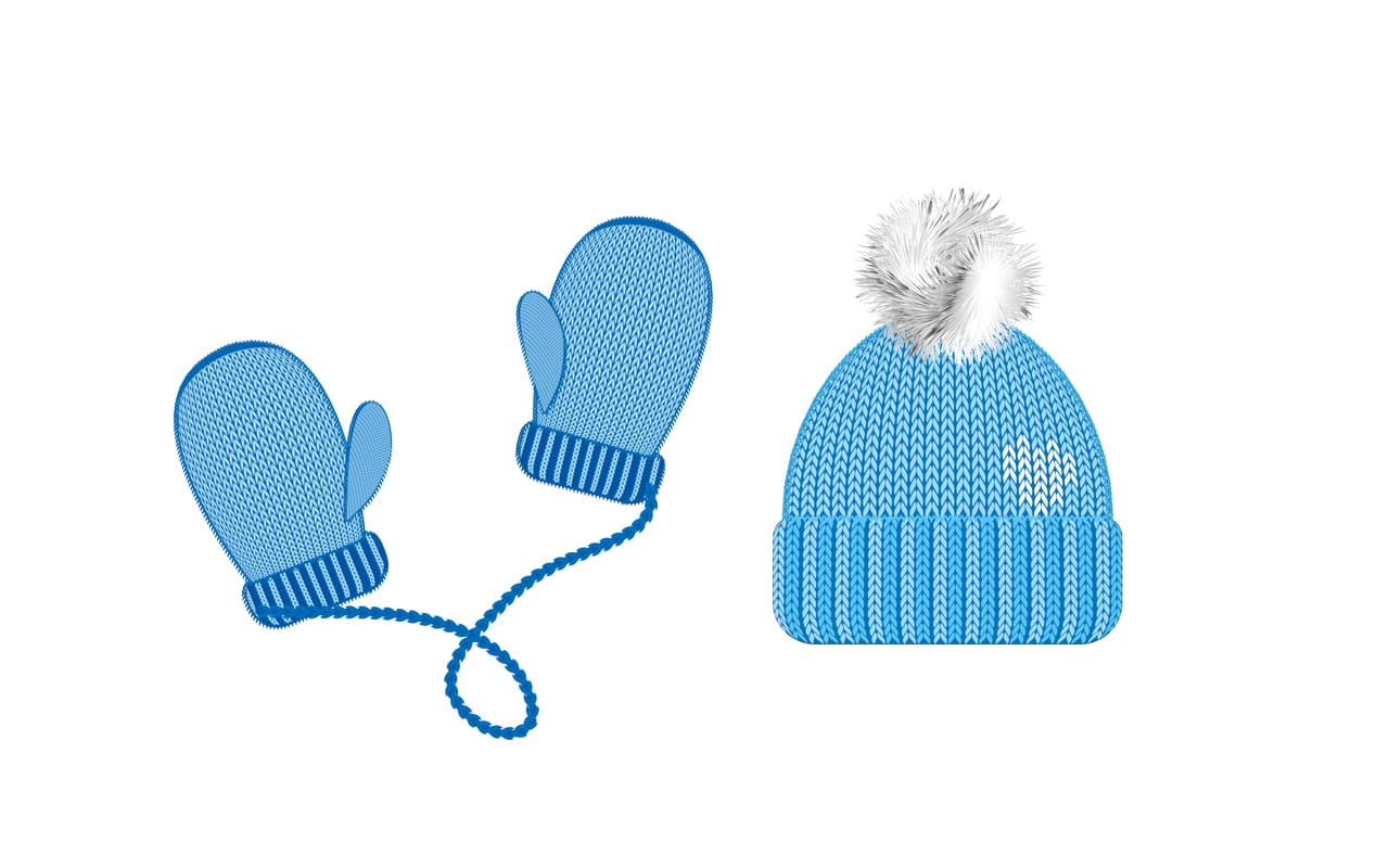 Hat gloves warm cold winter wear love x mas christmas ski sport knitting